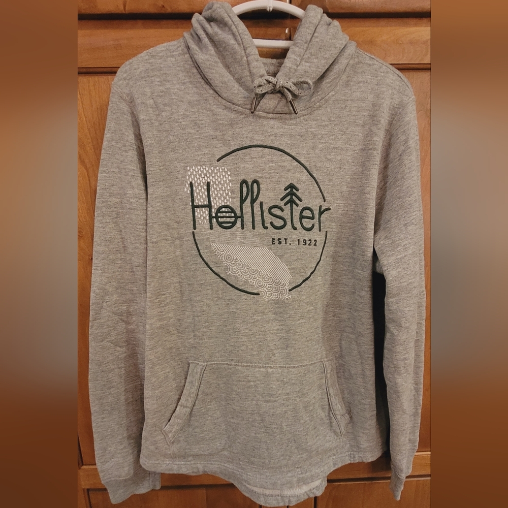 EUC | Hollister Gray Terrycloth California Hoodie
